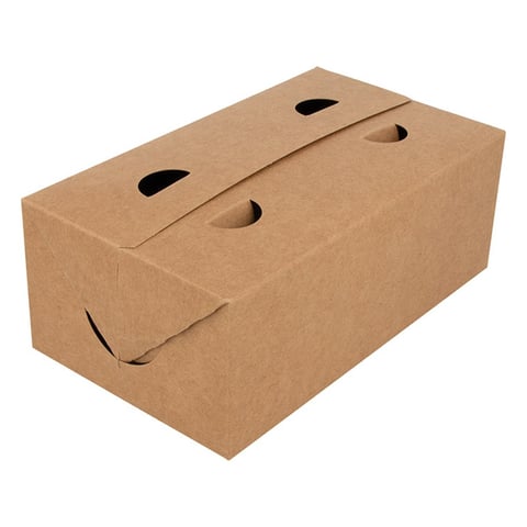 SCATOLE PORTA PRANZO  1 L 300 G/M2 11x18x7 CM MARRONE CARTONE (50 UNITÀ)