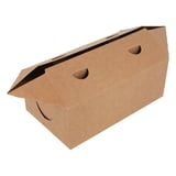 SCATOLE PORTA PRANZO  1 L 300 G/M2 11x18x7 CM MARRONE CARTONE (50 UNITÀ)