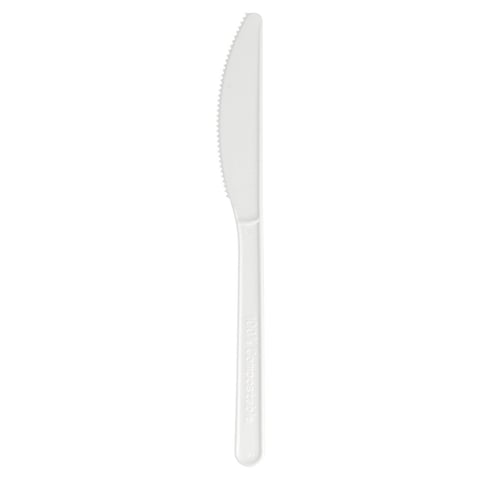 COLTELLI   18 CM BIANCO CPLA (1000 UNITÀ)
