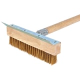 SPAZZOLA PULISCE FORNO PIZZA   25,5x5x10,5 CM ARGENTO ACCIAIO (1 UNITÀ)