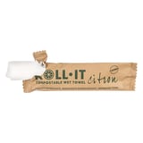 SALVIETTE FLUSHABLE 'ROLL-IT CITRON' 50 G/M2 14,5x4 CM BIANCO CELLULOSA (1280 UNITÀ)