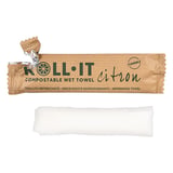 SALVIETTE FLUSHABLE 'ROLL-IT CITRON' 50 G/M2 14,5x4 CM BIANCO CELLULOSA (1280 UNITÀ)