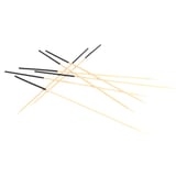 SPIEDINI LUNGHI BAMBOO  Ø 0,25x23 CM NERO BAMBÙ (100 UNITÀ)