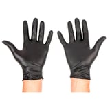 GUANTI   SIZE: M NERO NITRILE (100 UNITÀ)