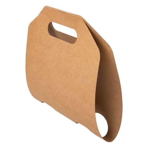 PORTABICCHIERI, 2 BICCHIERI  275 G/M2 46,5x22,5 CM NATURALE KRAFT (400 UNITÀ)