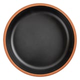 PIATTI FONDI ASAMI WARE 450 ML Ø15,3x4,3 CM NERO MELAMINA (12 UNITÀ)