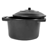 PENTOLE CUCINA CON MANIGLIE E COPERCHIO ASAMI WARE 300 ML Ø10,5x6,5 CM NERO MELAMINA (12 UNITÀ)