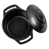 PENTOLE CUCINA CON MANIGLIE E COPERCHIO ASAMI WARE 300 ML Ø10,5x6,5 CM NERO MELAMINA (12 UNITÀ)