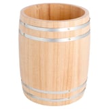 MINI BOTTE   Ø11,5x13,8 CM NATURALE LEGNO (1 UNITÀ)