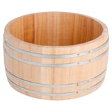 CIOTOLA   Ø16,5x8 CM NATURALE LEGNO (1 UNITÀ)