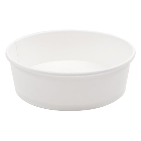 INSALATIERI  500 ML - 16,6 oz 300 + 18 PE G/M2 Ø15/12,8x4,5 CM BIANCO CARTONE (300 UNITÀ)