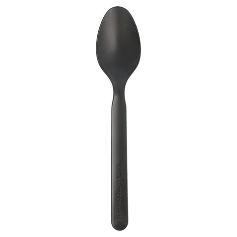 CUCCHIAI   16 CM NERO CPLA (1000 UNITÀ)