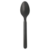 CUCCHIAI   16 CM NERO CPLA (1000 UNITÀ)
