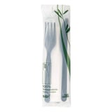 SET 3/1 FORCHETTA, COLETELLO, TOVAGLIOLO FEEL GREEN  18 CM NERO CPLA (500 UNITÀ)