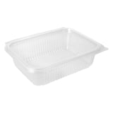 CONTENITORI CON COPERCHIO A CERNIERA  750 ML 18,8x14,3x5,2 CM TRASPARENTE PLA (400 UNITÀ)