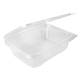 CONTENITORI CON COPERCHIO A CERNIERA  750 ML 18,8x14,3x5,2 CM TRASPARENTE PLA (400 UNITÀ)