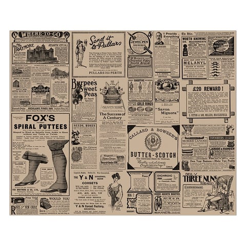 CARTA ANTIGRASSO BASKET PFAS FREE 'TIMES' 34 G/M2 31x38 CM NATURALE PERGAMANA ANTIGRASSI (1000 UNITÀ)