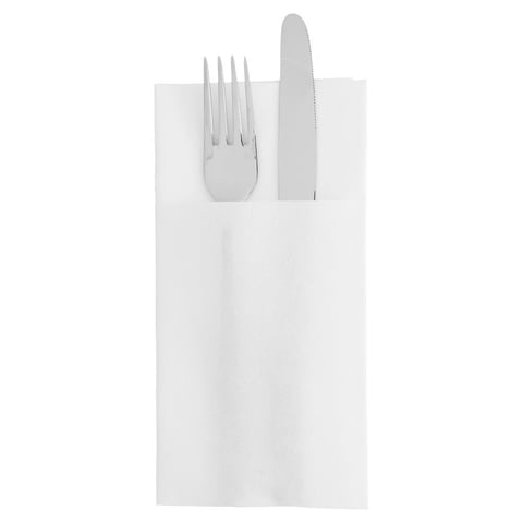 TOVAGLIOLI CANGURO  45 G/M2 40x40 CM BIANCO AIRLAID (700 UNITÀ)