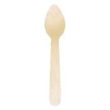 CUCCHIAINI DA CAFFÉ WOOD  11 CM NATURALE LEGNO (100 UNITÀ)