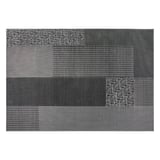 TOVAGLIETTE MOSAICO   45X30 CM NERO PVC (12 UNITÀ)