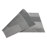 TOVAGLIETTE MOSAICO   45X30 CM NERO PVC (12 UNITÀ)