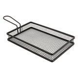 MINI FRIGGITRICI ALLUNGATE ARTINOX  24x15x3,5 CM NERO ACCIAIO (6 UNITÀ)