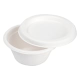 MINI TERRINE + COPERCHI BIONIC 60 ML Ø 6,9x3+0,7 CM BIANCO BAGASSA (1000 UNITÀ)
