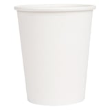 BICCHIERI BEVANDE CALDE 1 PARETE  240 ML - 8 oz 280 + 18 PE G/M2 Ø8/5,6x9,2 CM BIANCO CARTONE (1000 UNITÀ)