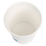 BICCHIERI BEVANDE CALDE 1 PARETE  240 ML - 8 oz 280 + 18 PE G/M2 Ø8/5,6x9,2 CM BIANCO CARTONE (1000 UNITÀ)