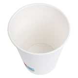 BICCHIERI BEVANDE CALDE 1 PARETE  360 ML - 12 oz 300 + 18 PE G/M2 Ø9/6x11 CM BIANCO CARTONE (900 UNITÀ)