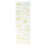 SACCHETTI BAGUETTE GARNI PFAS FREE 'GREEN PAROLE' 32 G/M2 12+4x35 CM BIANCO PERGAMANA ANTIGRASSI (500 UNITÀ)
