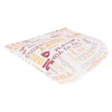 SACCHETTI PER FRITTURA PFAS FREE 'PAROLE' 35 G/M2 12x12 CM BIANCO PERGAMANA ANTIGRASSI (1000 UNITÀ)