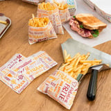 SACCHETTI PER FRITTURA PFAS FREE 'PAROLE' 32 G/M2 12x9 CM BIANCO PERGAMANA ANTIGRASSI (1000 UNITÀ)