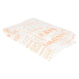 SACCHETTI HAMBURGER PFAS FREE 'ORANGE PAROLE' 32 G/M2 14+7x22 CM ARANCIO PERGAMANA ANTIGRASSI (500 UNITÀ)