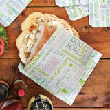 CARTA ANTIGRASSO APERTO 2 LATI FAST FOOD PFAS FREE 'PAROLE' 35 G/M2 17x18 CM BIANCO PERGAMANA ANTIGRASSI (500 UNITÀ)