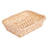 CESTO RETTANGOLARE SIMILE VIMINE   18x14x5 CM NATURALE PP (1 UNITÀ)