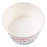 COPPETTE GELATI 'PAROLE' 120 ML 210 + 18 PE G/M2 Ø7,7x4,7 CM BIANCO CARTONE (2000 UNITÀ)
