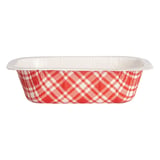 BARCHETTE TERMOSIGILLANTE GN1/8 'VICHY' 505 ML 360 G/M2 + 25G/M2 PET 16,1x12,9x4,3 CM BIANCO CARTONE (720 UNITÀ)