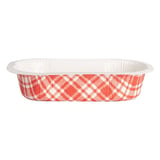 BARCHETTE TERMOSIGILLANTE 'VICHY' 325 ML 390 G/M2 + 25G/M2 PET 16x10x3,5 CM BIANCO CARTONE (1000 UNITÀ)