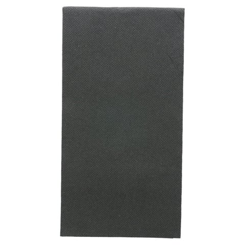 TOVAGLIOLI ECOLABEL P. 1/8 DOUBLE POINT  18 G/M2 40x40 CM NERO TISSUE (1200 UNITÀ)