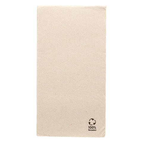 TOVAGLIOLI ECOLABEL P. 1/8 DOUBLE POINT  19 G/M2 40x40 CM NATURALE TISSUE RICICLATO (1200 UNITÀ)