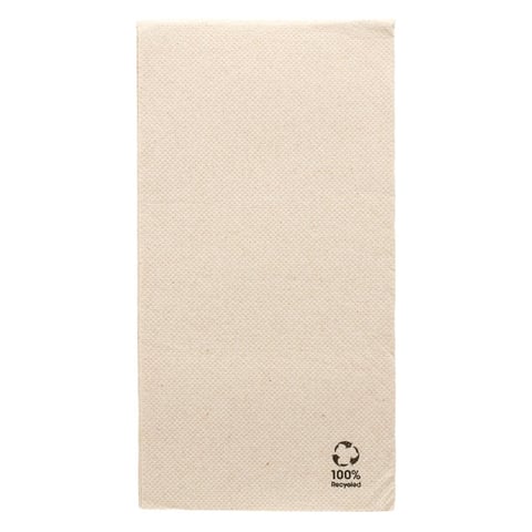 TOVAGLIOLI ECOLABEL P. 1/6 DOUBLE POINT  19 G/M2 30x40 CM NATURALE TISSUE RICICLATO (1500 UNITÀ)