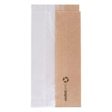 SACCHETTI PER SANDWICHES CON FINESTRA ECO PFAS FREE 'JUST PAPER' 38 G/M2 9+5,5x18 CM NATURALE PERGAMANA ANTIGRASSI (250 UNITÀ)