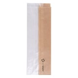 SACCHETTI PER SANDWICHES CON FINESTRA ECO PFAS FREE 'JUST PAPER' 40 G/M2 9+5,5x26 CM NATURALE PERGAMANA ANTIGRASSI (250 UNITÀ)