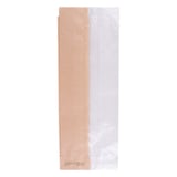 SACCHETTI PER SANDWICHES CON FINESTRA ECO PFAS FREE 'JUST PAPER' 40 G/M2 9+5,5x26 CM NATURALE PERGAMANA ANTIGRASSI (250 UNITÀ)