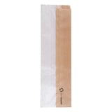 SACCHETTI PER SANDWICHES CON FINESTRA ECO PFAS FREE 'JUST PAPER' 40 G/M2 9+5,5x30 CM NATURALE PERGAMANA ANTIGRASSI (250 UNITÀ)