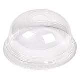 COPERCHI A CUPOLA CON FORO PER 224.02   Ø 9,5x4,4 CM TRASPARENTE PLA (800 UNITÀ)