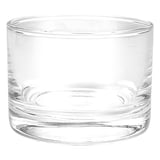 MINI VETRO ROTONDO WAKI GLASS 120 ML 4 OZ Ø6x5 CM TRASPARENTE CRISTAL (72 UNITÀ)