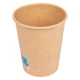 BICCHIERI BEVANDE CALDE 1 PARETE  240 ML - 8 oz 280 + 18 PE G/M2 Ø8/5,6x9,2 CM MARRONE CARTONE (1000 UNITÀ)