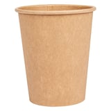 BICCHIERI BEVANDE CALDE 1 PARETE  240 ML - 8 oz 280 + 18 PE G/M2 Ø8/5,6x9,2 CM MARRONE CARTONE (1000 UNITÀ)